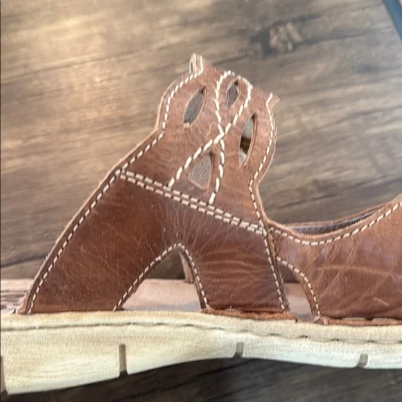 Josef Seibel Women’s Brown Leather Slip-Ons - Picture 8 of 12